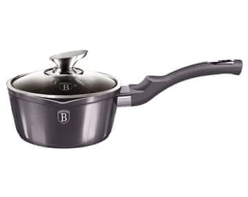 Berlingerhaus Lonac s poklopcem i mramornim premazom, 16 cm, Carbon PRO Line