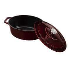Berlingerhaus Lijevanoželjezna posuda za pečenje s poklopcem, 30 cm, Burgundy Line