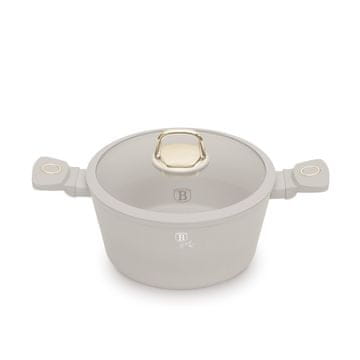 Berlingerhaus 24 cm lonac s poklopcem, obložen titanom, Sahara kolekcija