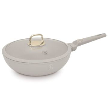 Berlingerhaus WOK tava od 28 cm s titanskim premazom i poklopcem, Sahara kolekcija