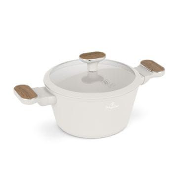 Berlingerhaus 20 cm lonac s poklopcem obložen titanom, Sahara Nordic kolekcija