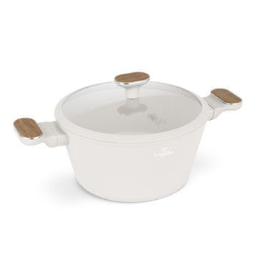 Berlingerhaus 24 cm lonac s poklopcem, titanski premaz, Sahara Nordic kolekcija