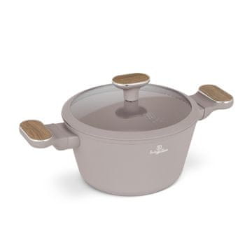 Berlingerhaus 20 cm lonac s poklopcem, obložen titanom, taupe, Nordijska kolekcija