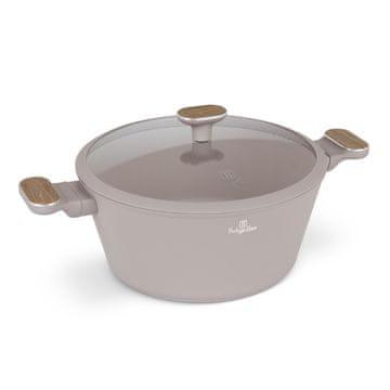 Berlingerhaus 28 cm lonac s poklopcem, obložen titanom, taupe, Nordic kolekcija