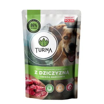 slomart TURNA Mokra hrana za pse, divljač - 400g