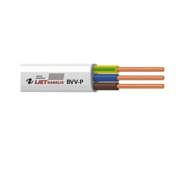 slomart Action S.A. BVV-P 2X2.5 Električni kabel, bijela, 50m