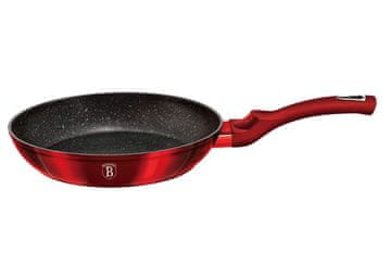 Berlingerhaus Tava Burgundy Metallic Line promjera 30 cm s mramornim premazom