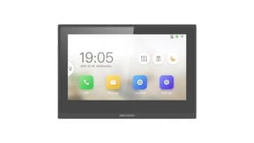 slomart Hikvision DS-KH6351-WTE1 unutarnja Wi-Fi/IP jedinica, 7-inčni zaslon osjetljiv na dodir