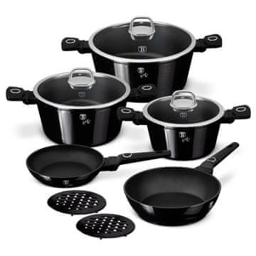 Berlingerhaus Set posuđa od 10 komada s titanijskim premazom Black Vantage Collection