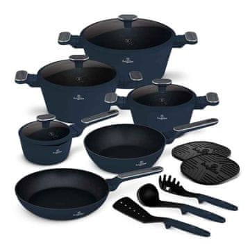 Berlingerhaus Set posuđa od 15 dijelova s titanijskim premazom Deep Sea Collection