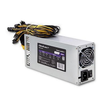 Qoltec Qoltec 50349 napajanje 1800W PCI-E, 80 Plus Platinum, sivo