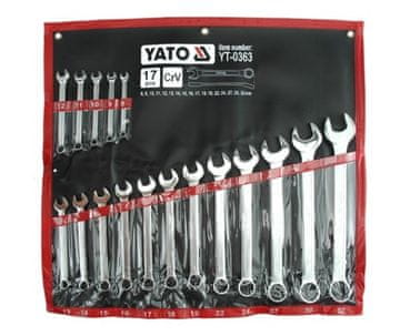 YATO YATO kombinirani ključevi, set 17 komada, 8-32 mm, kutija