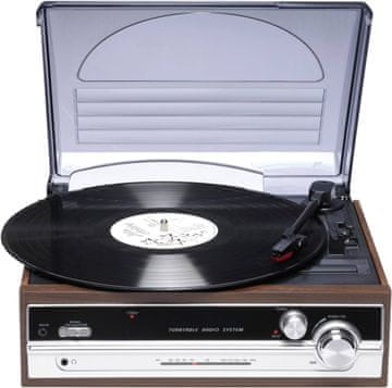 Denver Denver VPR-190MK2 gramofon s radiom i zvučnicima, retro