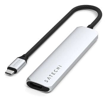 Satechi Satechi ST-P6SS sučelje hub USB Type-C 10000 Mbit/s, srebrni
