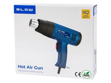 Electric Pištoljska toplozračna puhalica s nastavcima BLO 1500/2500W, 300-650°C