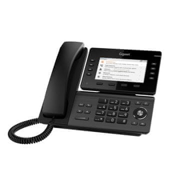 slomart Gigaset P825 IP PRO DECT telefon, crna