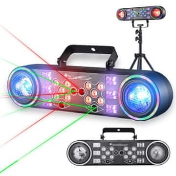 Magic LIGHT4ME MAGIC BAR 4 svjetlosni efekt 6u1, LED, laser, stroboskop