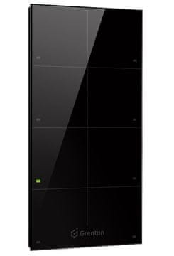 TOUCH Grenton Touch Panel, 8 dodirnih polja, TF-Bus, crno staklo