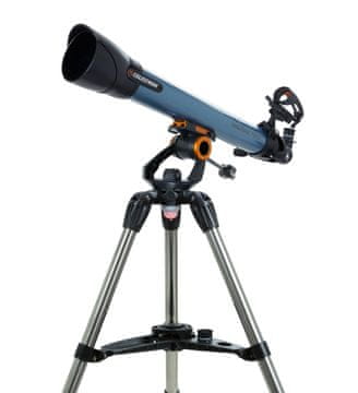 Celestron Celestron Inspire 70AZ refraktorski teleskop 35x, crna/plava