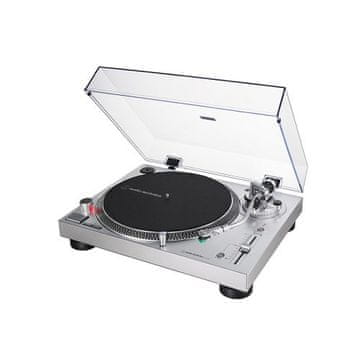 slomart Audio-Technica AT-LP120X gramofon, srebrni