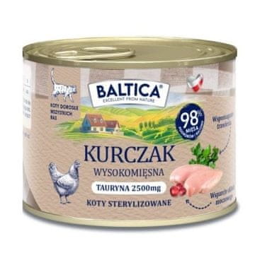 slomart BALTICA Smaki regionów mokra hrana za mačke, piletina - 185g