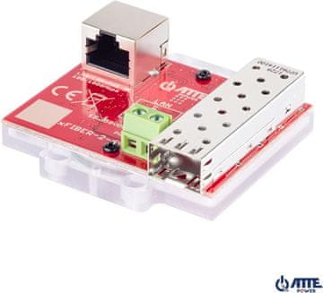 slomart AT3 xFIBER-2-60 gigabitni medijski pretvarač, Ethernet/Optika
