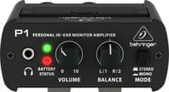Behringer Behringer P1 osobno pojačalo za uši, crno
