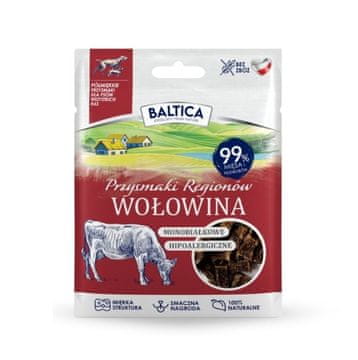slomart BA5 Przysmaki Regionów Monoprotein govedina - poslastica za pse - 30g
