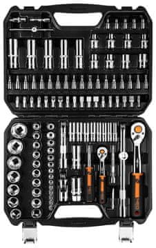 slomart NOL Energy+ set nasadnih ključeva 110 komada, 1/4" i 1/2"