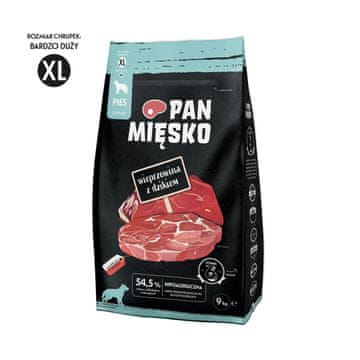 PMI Mr. Pork Svinjetina s divljači XL - Suha hrana za pse 9 kg