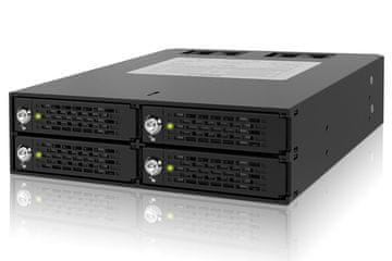 slomart Icy Dock MB994SK-1B panel za kućište za 4x 2.5" SATA pogone, crni