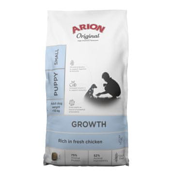 Arion ARION Original Puppy Small Growth Chicken - Suha hrana za štence - 7kg