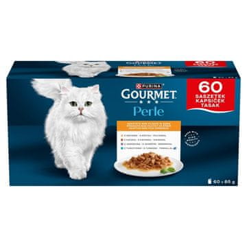 Purina PURINA Gourmet Perle mini fileki u umaku - mješavina okusa - 60x85g