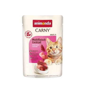 Animonda ANIMONDA Carny Adult Mješavina mesa - mokra hrana za mačke - 85g
