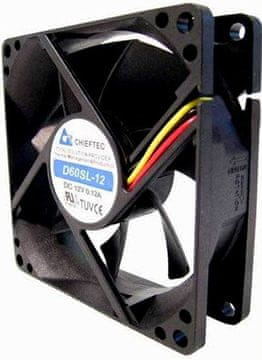 Chieftec Chieftec AF-0625S ventilator za računalo (6cm), crni