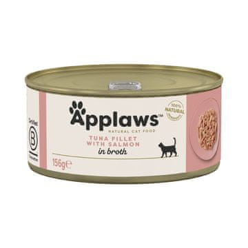 Applaws APPLAWS mokra hrana za mačke, filet tune sa lososom u umaku - 156g