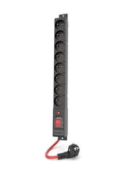 ACAR ACAR S8 Razvodnik s 8 utičnica, 230V, 5m kabel, crni