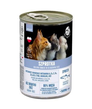 slomart PETREPUBLIC mokra hrana za mačke - Vrste u nježnom umaku - 400g