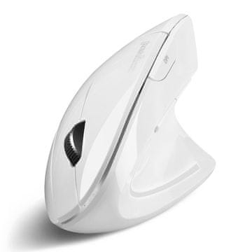 slomart Perixx PERIMICE-813 W miš, bežični, optički, vertikalni, bijeli