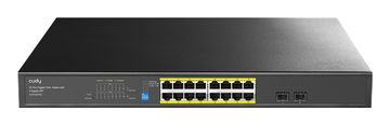 Cudy Cudy GS1020PS2 mrežni prekidač, Unmanaged Gigabit Ethernet, PoE+, crni