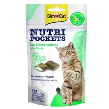 GMC GIMCAT Nutri pockets Mačja metvica - poslastica za mačke - 60g