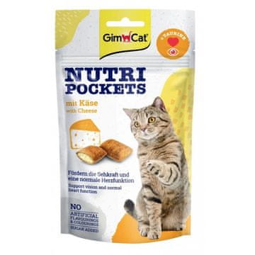 GMC GIMCAT Nutri pockets sir - poslastica za mačke - 60g