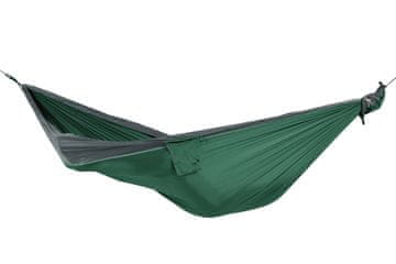 TO Ticket To The Moon TRAVEL HAMMOCK viseća mreža za 2 osobe, najlon, tamno zelena, svijetlo siva