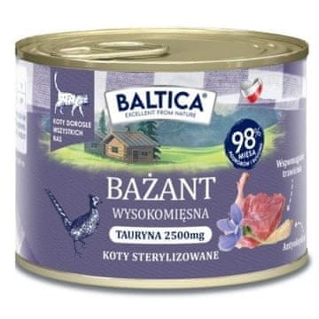 slomart BALTICA Smaki regionów Fazan - mokra hrana za mačke - 185g