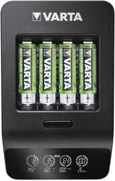 Varta Varta LCD SMART CHARGER+ punjač baterija, crni