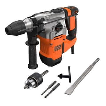 BLACK Black & Decker BEHS03K udarno bušilica SDS Plus 900 RPM, crna/narančasta