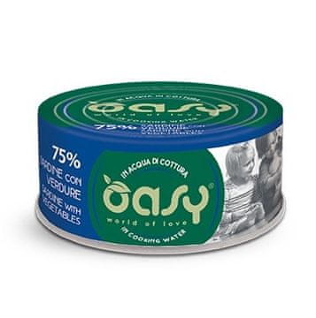 Oasy OASY More Love mokra hrana za mačke, sardina s povrćem, 70g