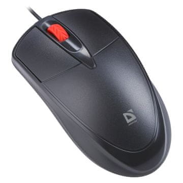 Defender DEFENDER ICON MB-057 miš, crni, optički, 1000 DPI, tihi klik