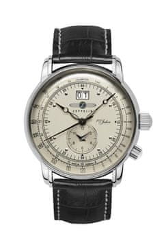 ZEP Zeppelin 100 Jahre 76405 Quartz Sat, 42mm, srebrni brojčanik