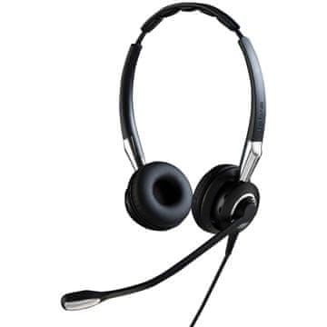 Jabra Jabra BIZ 2400 II Duo naglavni set, Duo, crna